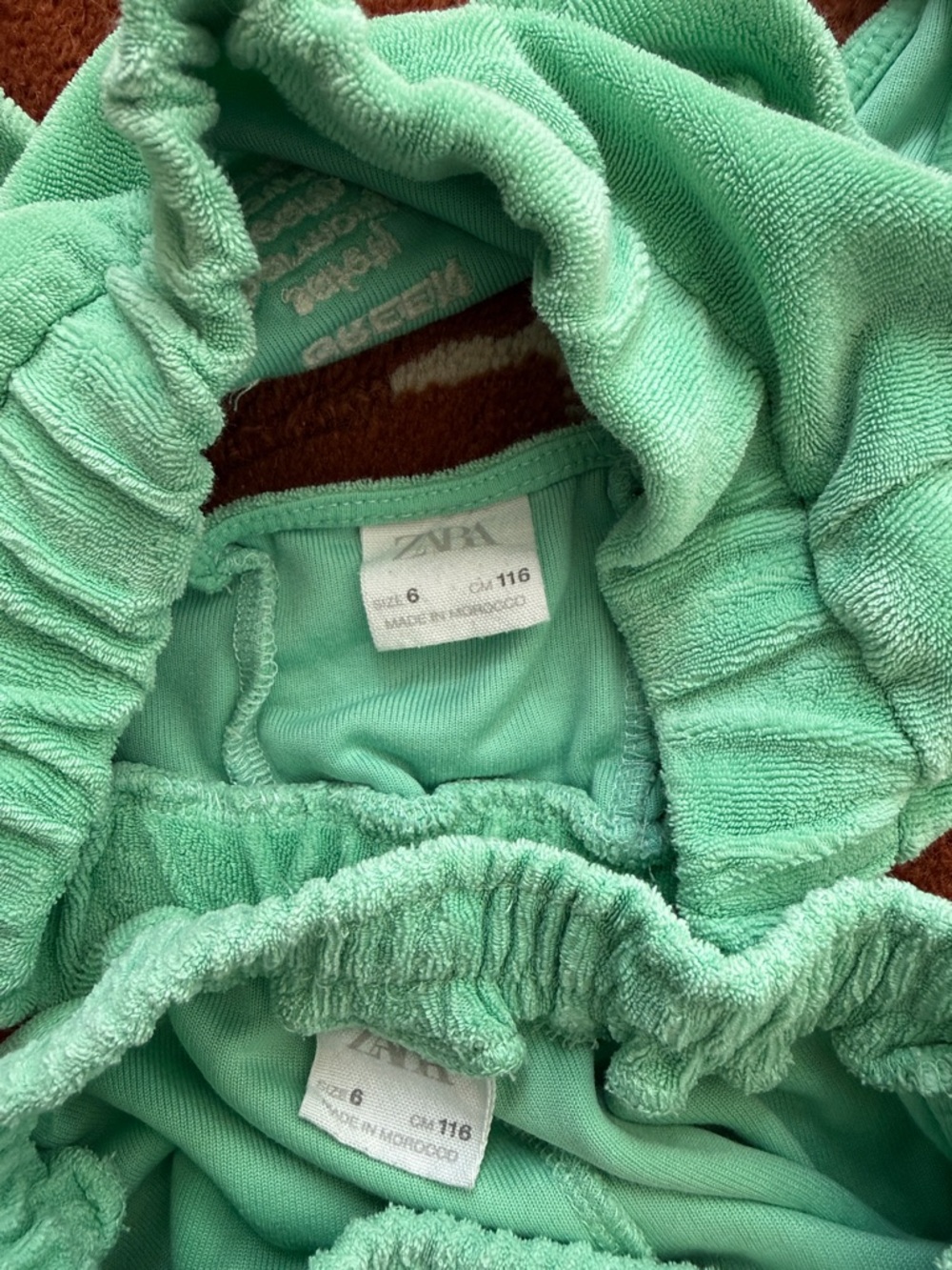 Zara Terry Shorts & Crop Set - Picture 5 of 5